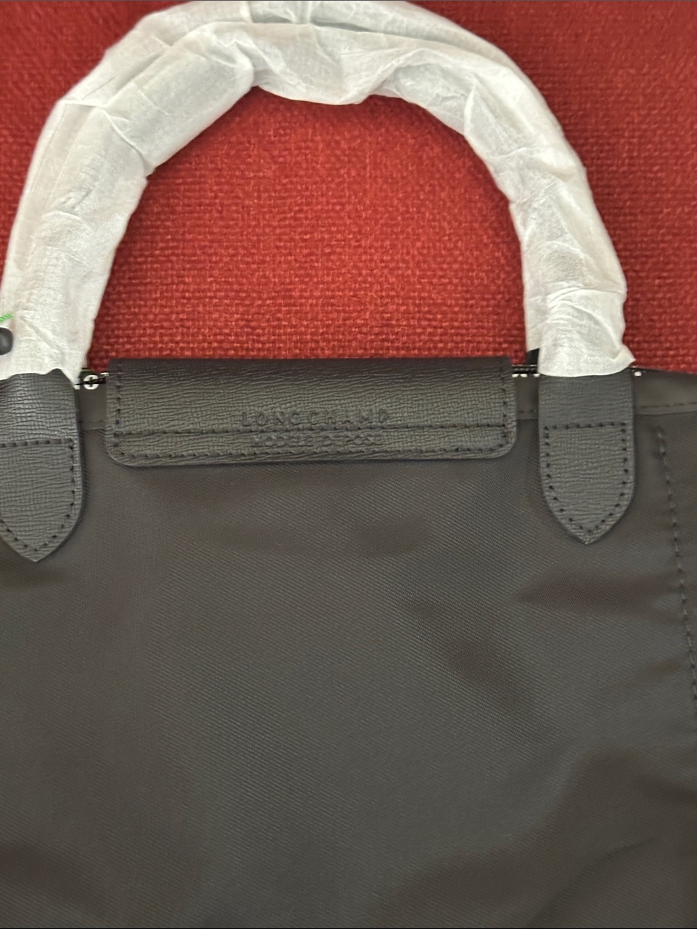 Longchamp Small Le Pliage Nylon Tote in Black - Picture 2 of 4